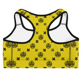 Yellow Sports bra