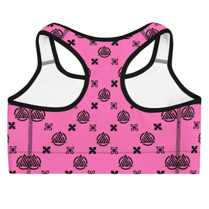 Pink Sports bra