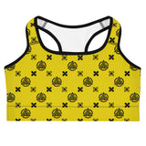 Yellow Sports bra