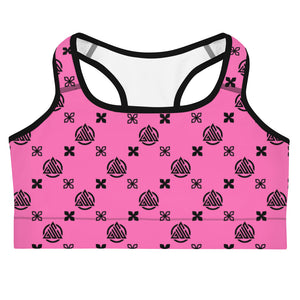 Pink Sports bra