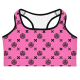 Pink Sports bra