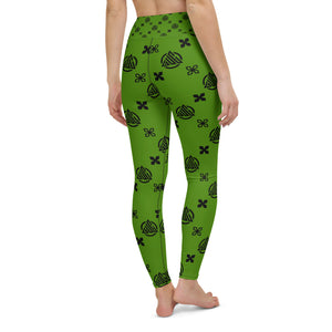 Green Yoga Leggings