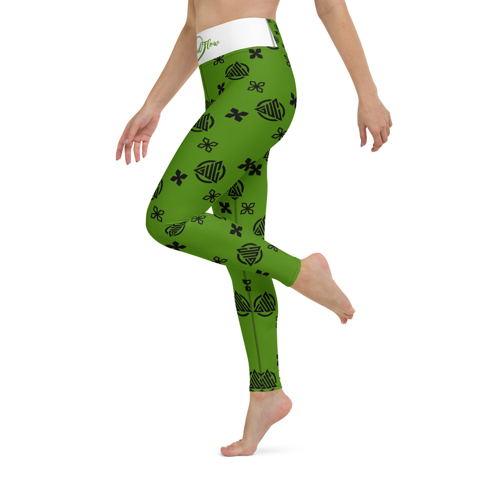 Green Yoga Leggings