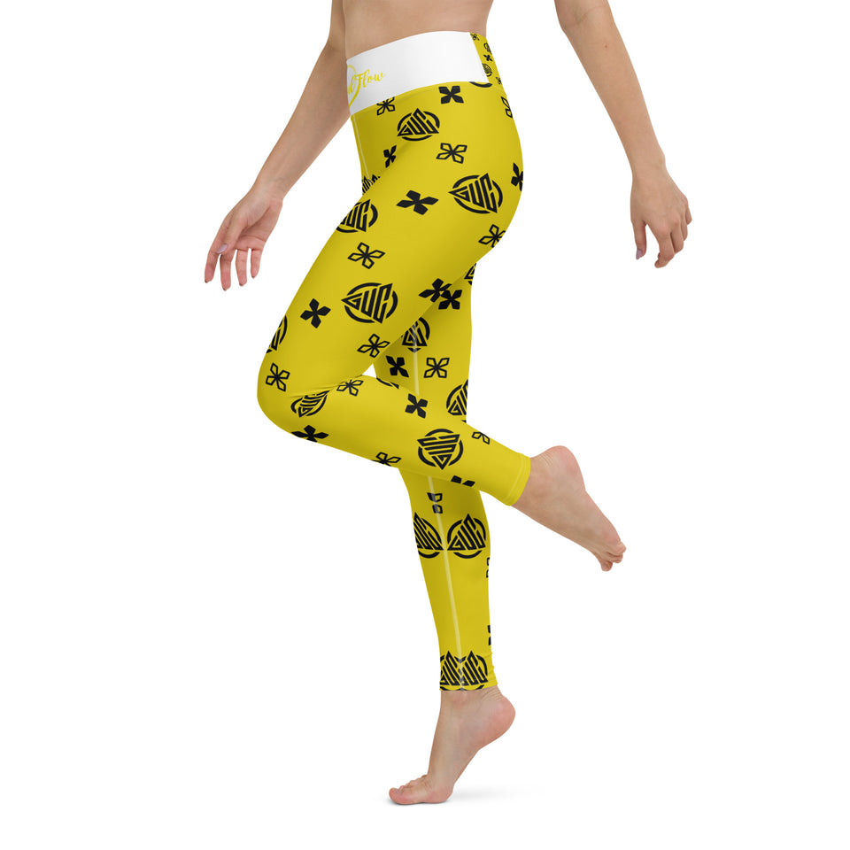 Yellow Yoga Leggings