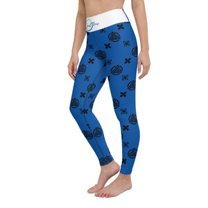 Blue Yoga Leggings