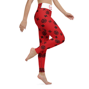 Red Yoga Leggings