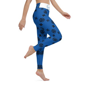 Blue Yoga Leggings