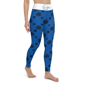 Blue Yoga Leggings