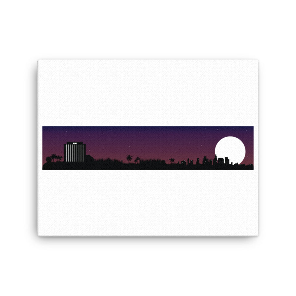 Hub City Nights (Purple Rain) Canvas