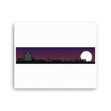 Hub City Nights (Purple Rain) Canvas