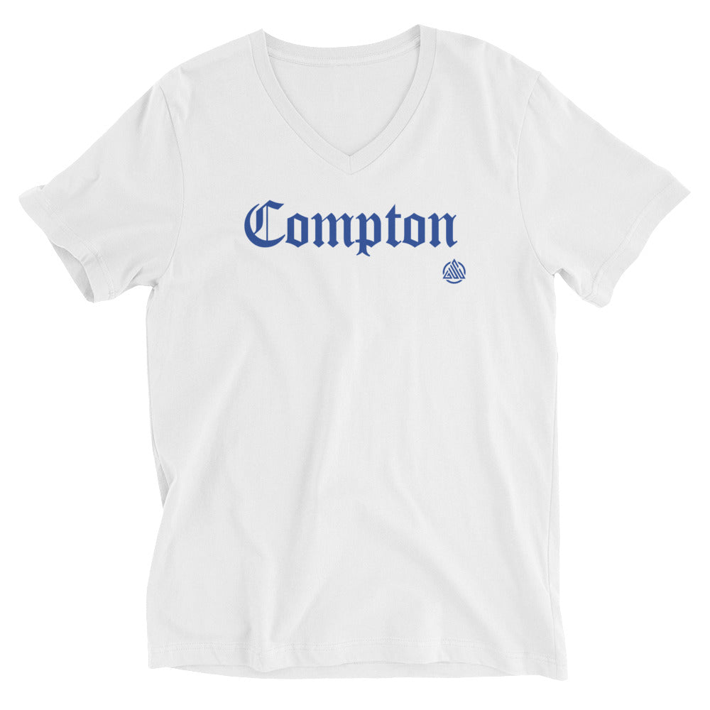 Compton Unisex Short Sleeve V-Neck T-Shirt